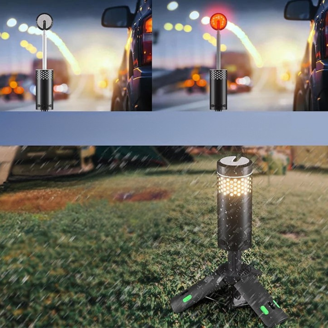 Rechargeable LED Camping Lantern with Tripod and Power Bank – 45 Hours Brightness, Weatherproof and Adjustable Light 6